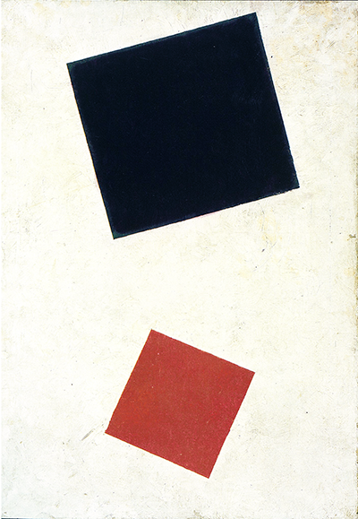 黒と赤の正方形